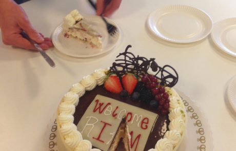 ASIMUT welcome cake for RIAM