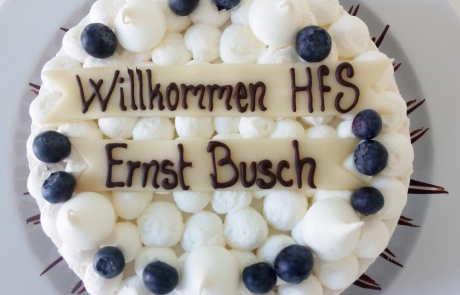 ASIMUT welcome cake for HfS Ernst Busch, Berlin