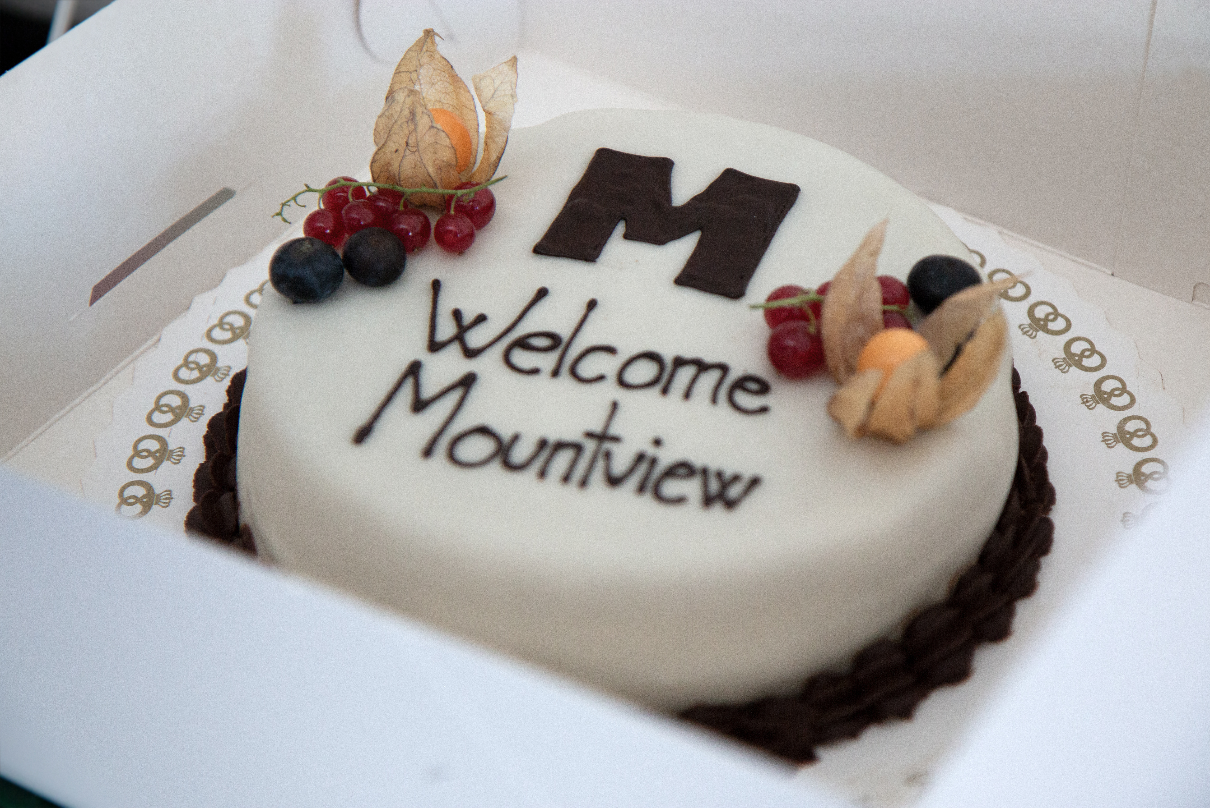 Welcome cake for Mountview