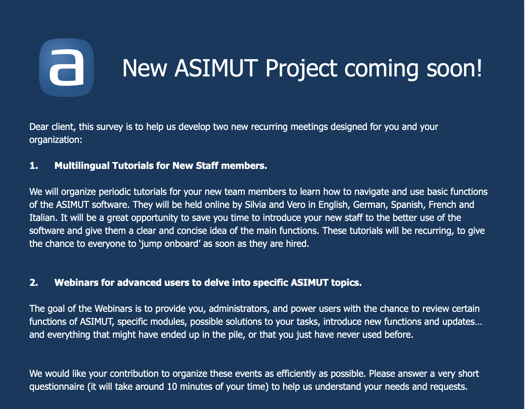 ASIMUT questionnaire